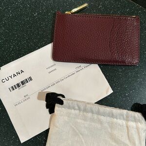 NWT Cuyana Zip Cardholder